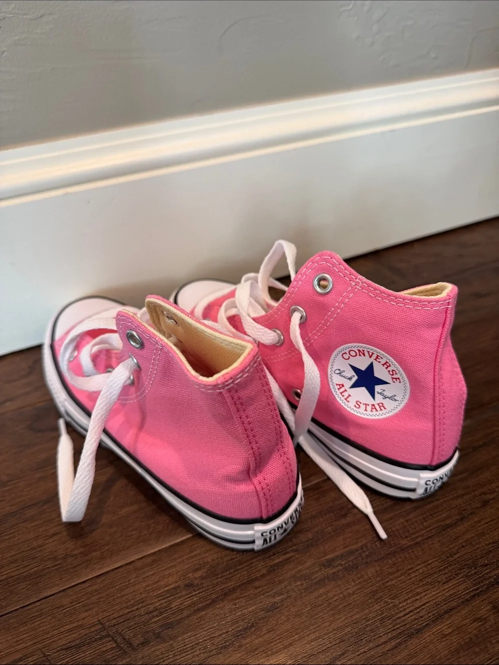 Converse Kids Pink High-Top Canvas Sneakers